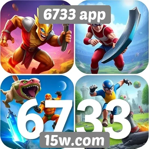 Comparativo entre jogos populares no 6733 app